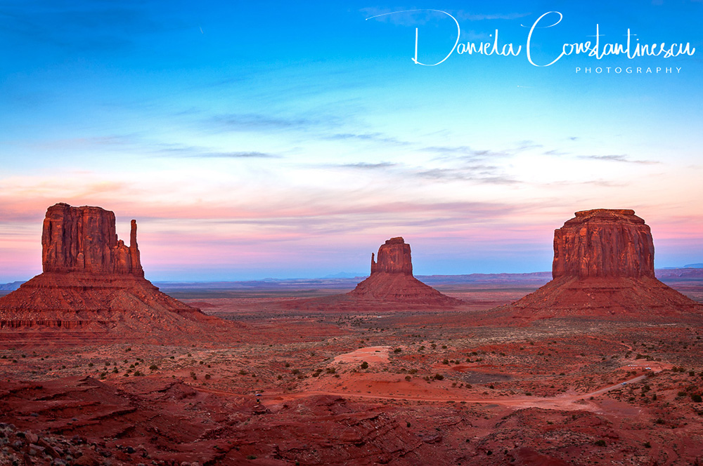 Monument Valley Mittens Sunset